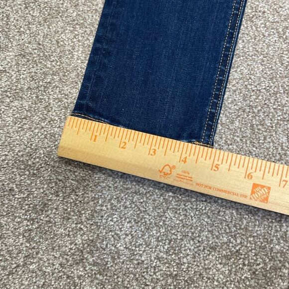 Rag & Bone womens distress skinny jeans sz 27 high rise dark wash blue jeans - Picture 4 of 12